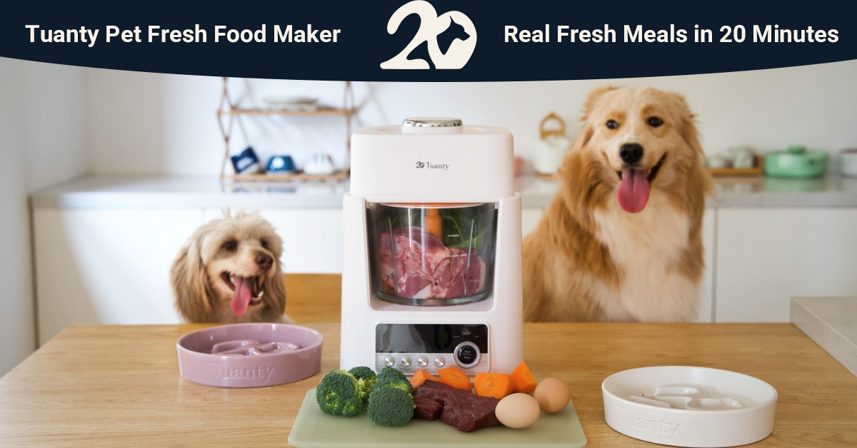 Tuanty Pet Fresh Food Maker Kickstarterペットテック