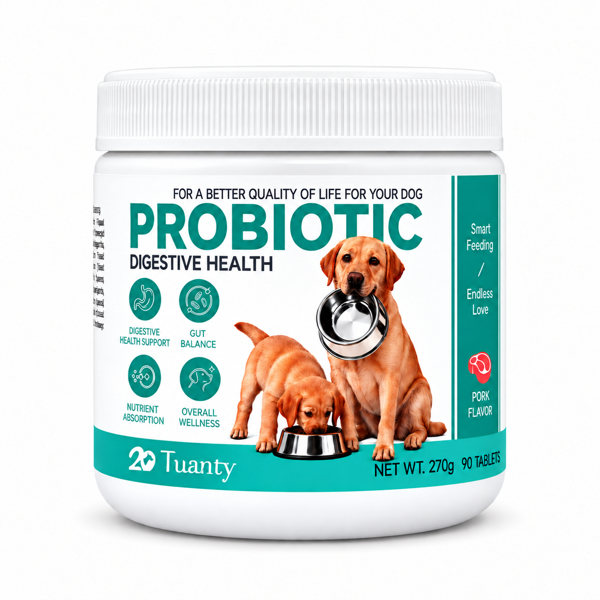 Tuanty Probiotic for Dogs front